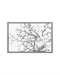 Quadro al bero della vita con famiglia 70x48, grigio ME1953-1G