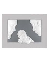 Quadro sacra famiglia orizzontale 100x75, grigio ME2516-G