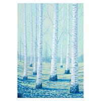 Le prime luci, vinilico su tela 70x100 cm, Gabriele Casale 2025