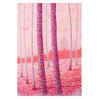 Tramonto rosato, vinilico su tela 70x100 cm, Gabriele Casale 2025