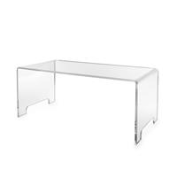 Tavolino da salotto EMILIO 81x36 trasparente, IPlex I00206096TAC