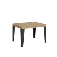 Tavolo da pranzo Flame 80x120 allungabile fino a 204cm, Quercia