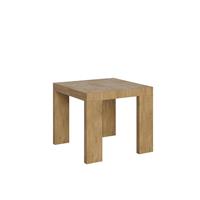 Tavolo da pranzo Roxell 90x90 allungabile fino a 246cm, Quercia