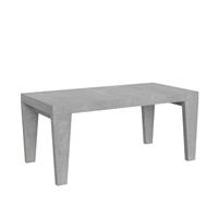 Tavolo da pranzo Spimbo 90x200 allungabile fino a 304 cm, Cemento