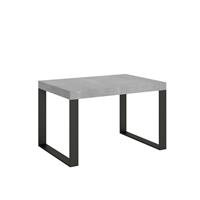 Tavolo da pranzo Tecno 90x120 allungabile fino a 224cm, Cemento