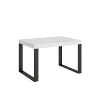 Tavolo da pranzo Tecno 90x130 allungabile fino a 234cm, Bianco