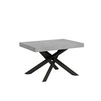 Tavolo da pranzo Volantis 90x140 allungabile fino a 244cm Cemento