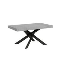 Tavolo da pranzo Volantis 90x160 allungabile fino a 264cm Cemento