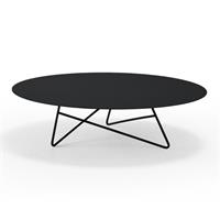 Tavolino per esterni ERMIONE 90 acciaio ECT15M9004 colore Grafite