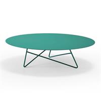 Tavolino per esterni ERMIONE 90 acciaio ECT15M9020 colore Salvia