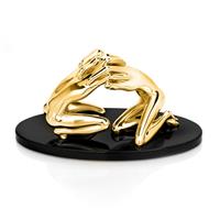 Scultura ABBRACCIO dorata, Ottaviani, cod 23399D