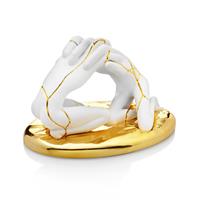 Scultura ABBRACCIO KINTSUGI BIANCA, Ottaviani, cod 23399KB