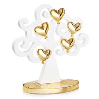 Scultura ALBERO DELL'AMORE BIANCO/ORO H 32 CM, Ottaviani, cod 22418D