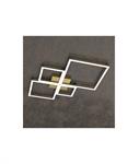 APPLIQUE/PLAFONIERA FOUR SQUARES 1162/70-OB ORO BRUNITO