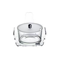 Formaggiera Like Water rotonda D10, Vesta Home, trasparente 00704-00