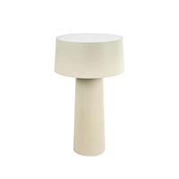 Lampada da tavolo Mush ricaricabile H26 cm, Vesta Home, tortora 0194532