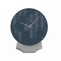 Orologio da tavolo piccolo NEW WORLD, collezione Vesta Home, colore ardesia, codice 04344-48