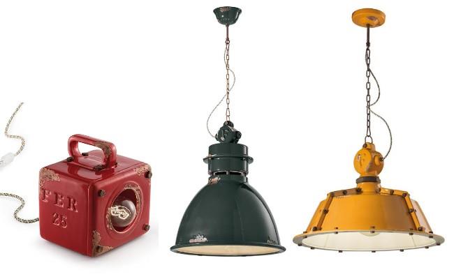 Le lampade in stile retro di Ferroluce